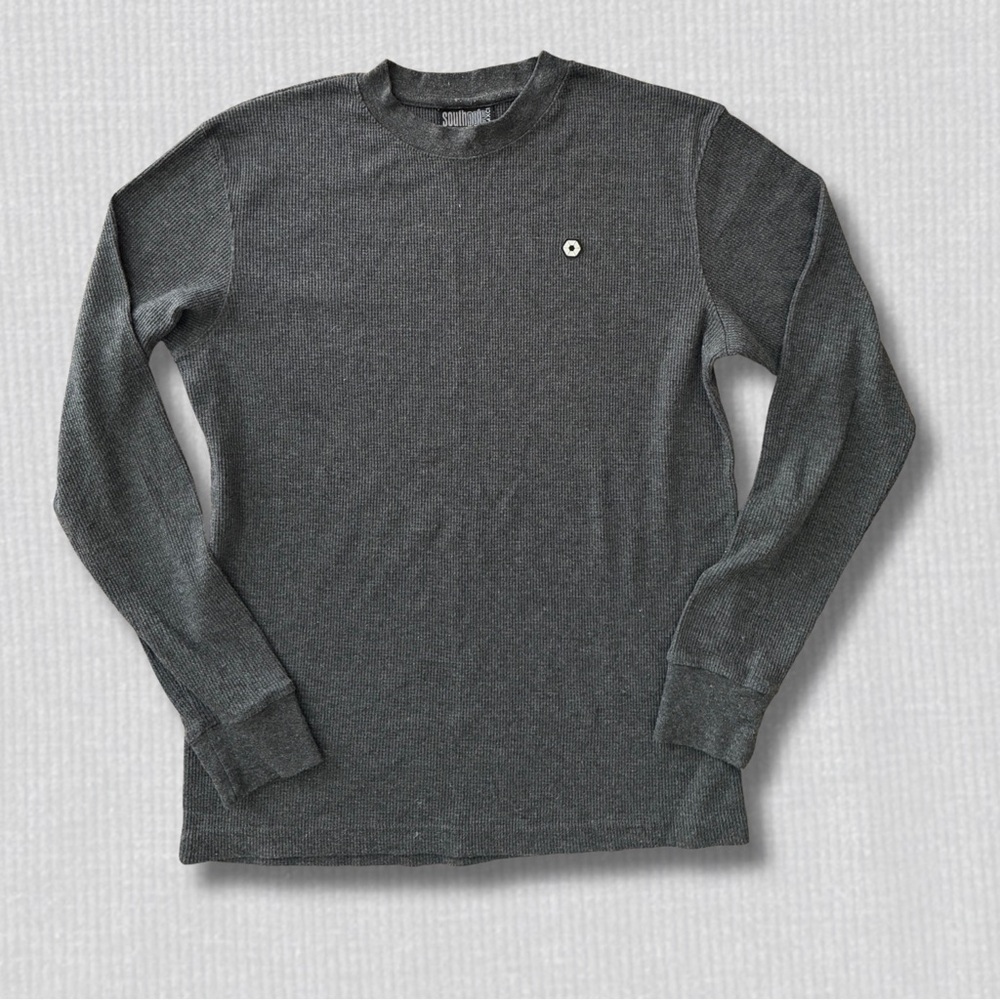 South Pole Charcoal Long Sleeve Tee